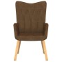 Relaxation armchair with brown fabric footrest by , Armchairs - Ref: Foro24-327537, Price: 117,03 €, Discount: %