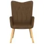 Relaxation armchair with brown fabric footrest by , Armchairs - Ref: Foro24-327537, Price: 115,34 €, Discount: %