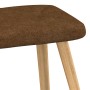 Relaxation armchair with brown fabric footrest by , Armchairs - Ref: Foro24-327537, Price: 117,03 €, Discount: %