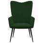 Entspannungsstuhl mit dunkelgrünem Samthocker von , Sessel - Ref: Foro24-327690, Preis: 132,53 €, Rabatt: %