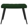 Entspannungsstuhl mit dunkelgrünem Samthocker von , Sessel - Ref: Foro24-327690, Preis: 130,09 €, Rabatt: %