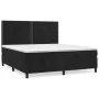 Box spring bed with black velvet mattress 180x200 cm by , Beds and slatted bases - Ref: Foro24-3142979, Price: 545,43 €, Disc...