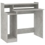 Escritorio LED madera contrachapada gris hormigón 97x45x90 cm de , Escritorios - Ref: Foro24-805556, Precio: 65,17 €, Descuen...