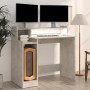 Escritorio LED madera contrachapada gris hormigón 97x45x90 cm de , Escritorios - Ref: Foro24-805556, Precio: 65,17 €, Descuen...