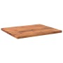 Tablero de mesa rectangular madera maciza acacia 60x50x2,5cm
