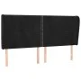 Headboard with light gray velvet ears 183x23x118/128 cm by , Headboards and footboards - Ref: Foro24-3117878, Price: 105,80 €...