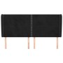 Headboard with light gray velvet ears 183x23x118/128 cm by , Headboards and footboards - Ref: Foro24-3117878, Price: 106,71 €...