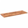 Tablero de mesa rectangular madera maciza acacia 140x60x2,5 cm