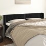 Kopfteil aus schwarzem Samt, 183 x 16 x 78/88 cm von , Kopf- und Fußteile - Ref: Foro24-3118690, Preis: 58,46 €, Rabatt: %