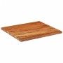 Tablero de mesa rectangular madera maciza acacia 100x80x2,5 cm