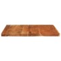 Tablero de mesa rectangular madera maciza acacia 100x80x2,5 cm