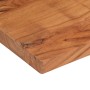 Tablero de mesa rectangular madera maciza acacia 140x60x3,8 cm