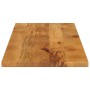 Tablero de mesa rectangular madera maciza mango 160x50x2,5 cm