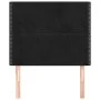 Cabeceros 2 unidades de terciopelo negro 90x5x78/88 cm de , Cabeceros y pies de cama - Ref: Foro24-3116230, Precio: 47,40 €, ...
