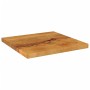 Tablero de mesa cuadrado madera maciza de mango 40x40x3,8 cm