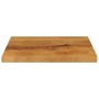 Tablero de mesa cuadrado madera maciza de mango 40x40x3,8 cm