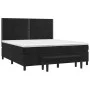 Boxspringbett mit schwarzer Samtmatratze 180x200 cm von , Betten und Lattenroste - Ref: Foro24-3137799, Preis: 586,04 €, Raba...