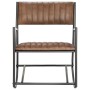 Silla mecedora de cuero auténtico marrón claro de , Mecedoras - Ref: Foro24-282904, Precio: 144,90 €, Descuento: %