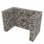 Doppelgabione für Stahlmülleimer 180x100x120 cm von vidaXL, Halterungen für Abfallbehälter - Ref: Foro24-142559, Preis: 146,0...