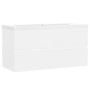 Waschbecken aus weißem Holzwerkstoff von , Badezimmerwaschtische - Ref: Foro24-3071558, Preis: 228,34 €, Rabatt: %