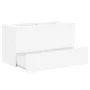 Schrank mit Waschbecken aus glänzend weißer Spanplatte von , Badezimmerwaschtische - Ref: Foro24-3071558, Preis: 216,86 €, Ra...