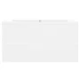 Mueble con lavabo blanco brillante aglomerado de , Tocadores de baño - Ref: Foro24-3071558, Precio: 216,72 €, Descuento: %