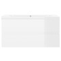 Furniture with glossy white engineered wood sink by , bathroom vanities - Ref: Foro24-3071564, Price: 233,13 €, Discount: %