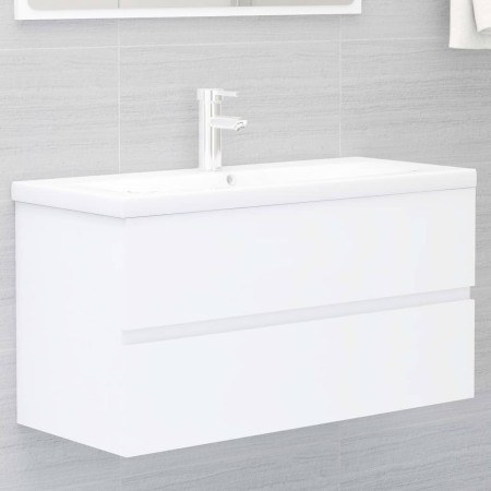 Mueble con lavabo madera de ingeniería blanco de , Tocadores de baño - Ref: Foro24-3071648, Precio: 299,90 €, Descuento: %