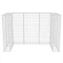 Double gabion for steel trash can 180x100x120 cm by vidaXL, Waste container supports - Ref: Foro24-142559, Price: 141,72 €, D...