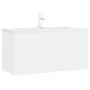 Waschbecken aus weißem Holzwerkstoff von , Badezimmerwaschtische - Ref: Foro24-3071648, Preis: 288,04 €, Rabatt: %