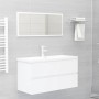 Furniture with white engineered wood sink by , bathroom vanities - Ref: Foro24-3071648, Price: 299,90 €, Discount: %