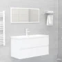 Waschbecken aus weißem Holzwerkstoff von , Badezimmerwaschtische - Ref: Foro24-3071648, Preis: 288,04 €, Rabatt: %