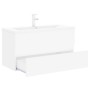 Mueble con lavabo madera de ingeniería blanco de , Tocadores de baño - Ref: Foro24-3071648, Precio: 299,90 €, Descuento: %
