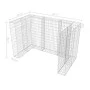 Double gabion for steel trash can 180x100x120 cm by vidaXL, Waste container supports - Ref: Foro24-142559, Price: 141,72 €, D...
