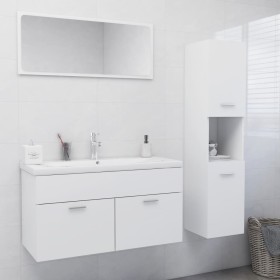 Weißes Badezimmermöbelset aus Holzwerkstoff von , Badezimmermöbel - Ref: Foro24-3071153, Preis: 301,83 €, Rabatt: %