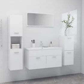 Badmöbel-Set aus weißem Holzwerkstoff von , Badezimmermöbel - Ref: Foro24-3071378, Preis: 399,26 €, Rabatt: %