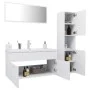 Badmöbel-Set aus weißem Holzwerkstoff von , Badezimmermöbel - Ref: Foro24-3071423, Preis: 353,59 €, Rabatt: %