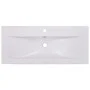 Built-in white ceramic washbasin 91x39.5x18.5 cm by , Sinks - Ref: Foro24-145063, Price: 173,11 €, Discount: %