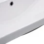 Built-in white ceramic washbasin 91x39.5x18.5 cm by , Sinks - Ref: Foro24-145063, Price: 173,11 €, Discount: %