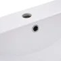 Built-in white ceramic washbasin 91x39.5x18.5 cm by , Sinks - Ref: Foro24-145063, Price: 173,11 €, Discount: %
