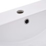 Einbauwaschbecken aus weißer Keramik, 91 x 39,5 x 18,5 cm von , Sinkt - Ref: Foro24-145063, Preis: 191,02 €, Rabatt: %