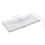 Built-in white ceramic washbasin 91x39.5x18.5 cm by , Sinks - Ref: Foro24-145063, Price: 173,11 €, Discount: %