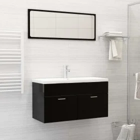 Einbauwaschbecken mit weißem Keramikhahn 91x39x18 cm von , Sinkt - Ref: Foro24-148626, Preis: 259,25 €, Rabatt: %