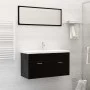 Built-in sink with white ceramic faucet 91x39x18 cm by , Sinks - Ref: Foro24-148626, Price: 259,25 €, Discount: %