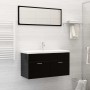 Einbauwaschbecken mit weißem Keramikhahn 91x39x18 cm von , Sinkt - Ref: Foro24-148626, Preis: 272,72 €, Rabatt: %
