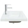 Built-in sink with white ceramic faucet 91x39x18 cm by , Sinks - Ref: Foro24-148626, Price: 259,25 €, Discount: %