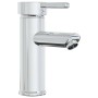 Lavabo empotrado con grifo cerámica blanco 91x39x18 cm