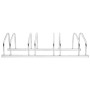 Bicycle rack for 4 bicycles, galvanized steel. by , Bases and supports for storing bicycles - Ref: Foro24-154419, Price: 31,6...
