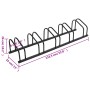 Bike rack for 5 bicycles, black steel by , Bases and supports for storing bicycles - Ref: Foro24-154425, Price: 52,25 €, Disc...