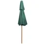 Two-story umbrella 270x270 cm with a green wooden pole by vidaXL, Umbrellas - Ref: Foro24-42963, Price: 93,28 €, Discount: %